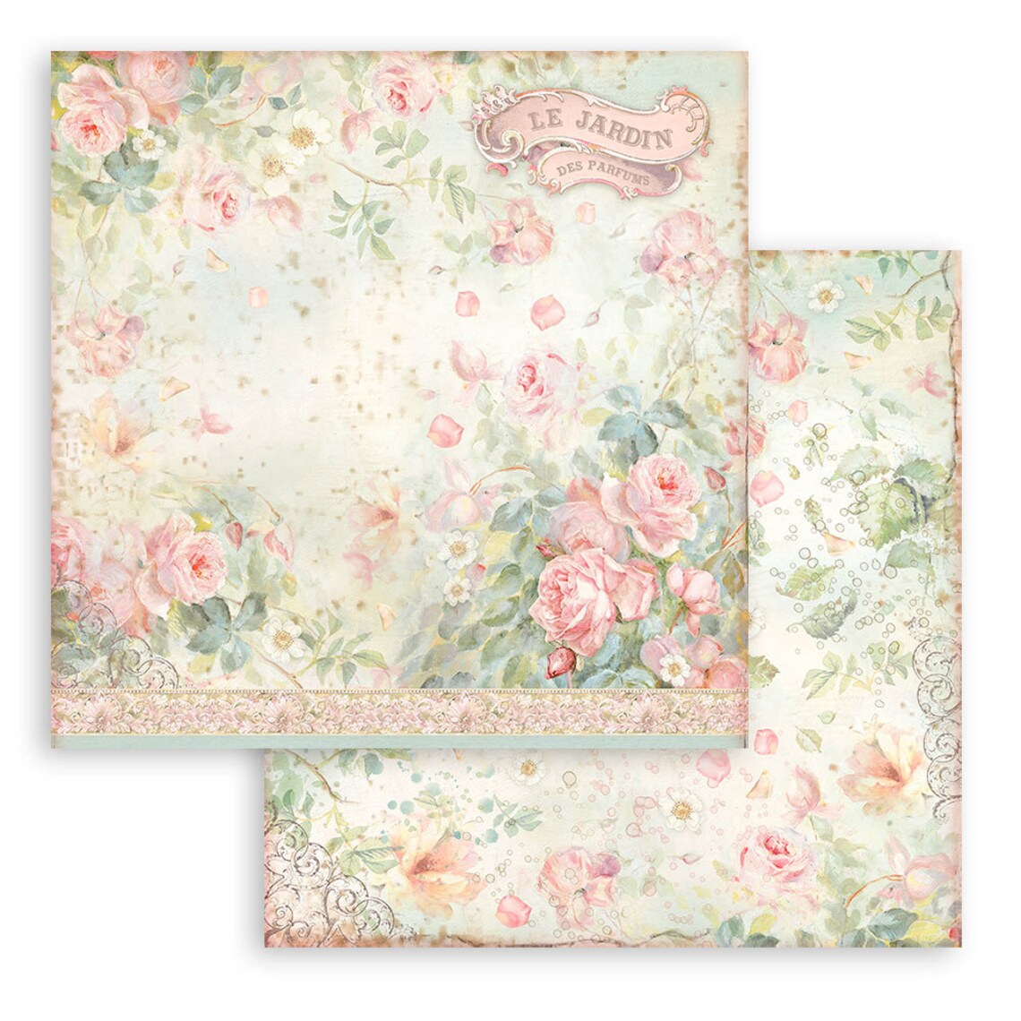 Perfume de Rosas Por Stamperia